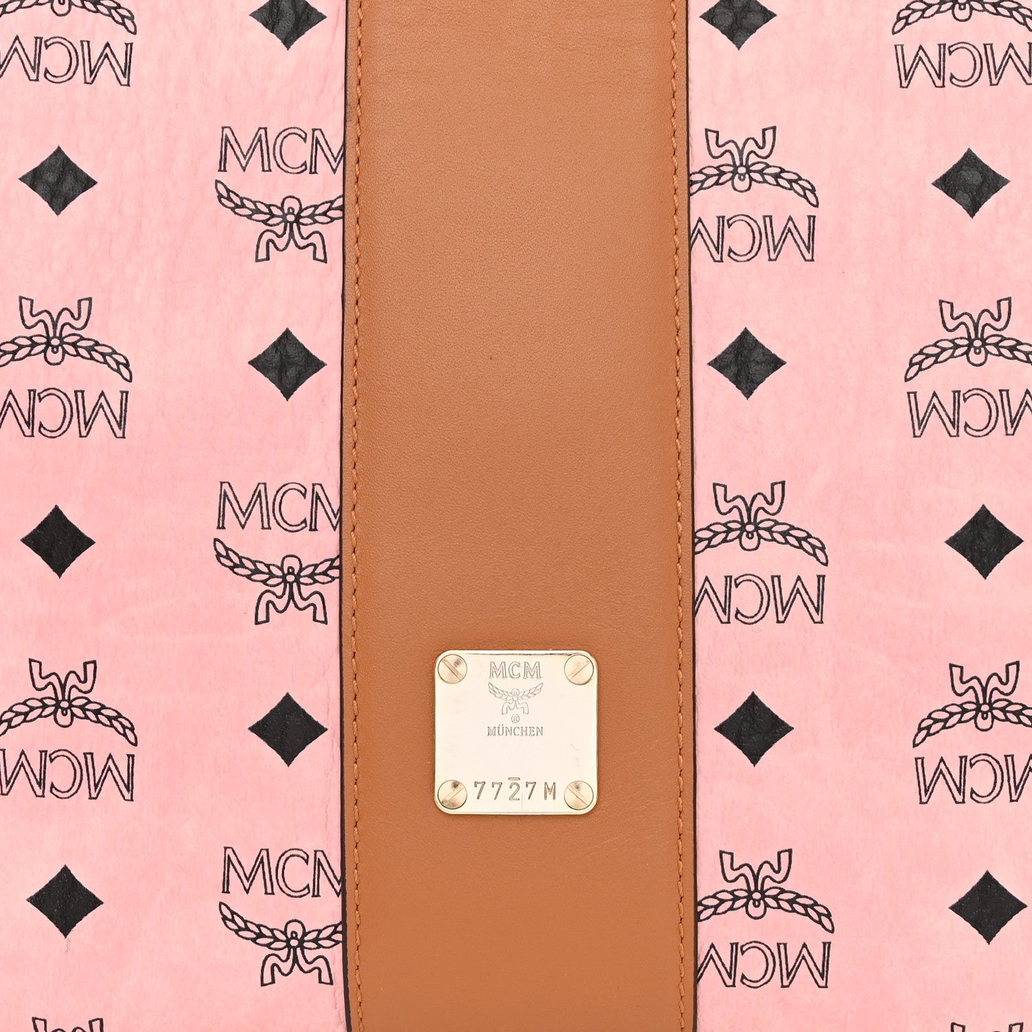 MCM Visetos Medium Klara Hobo Soft Pink 8 of 11