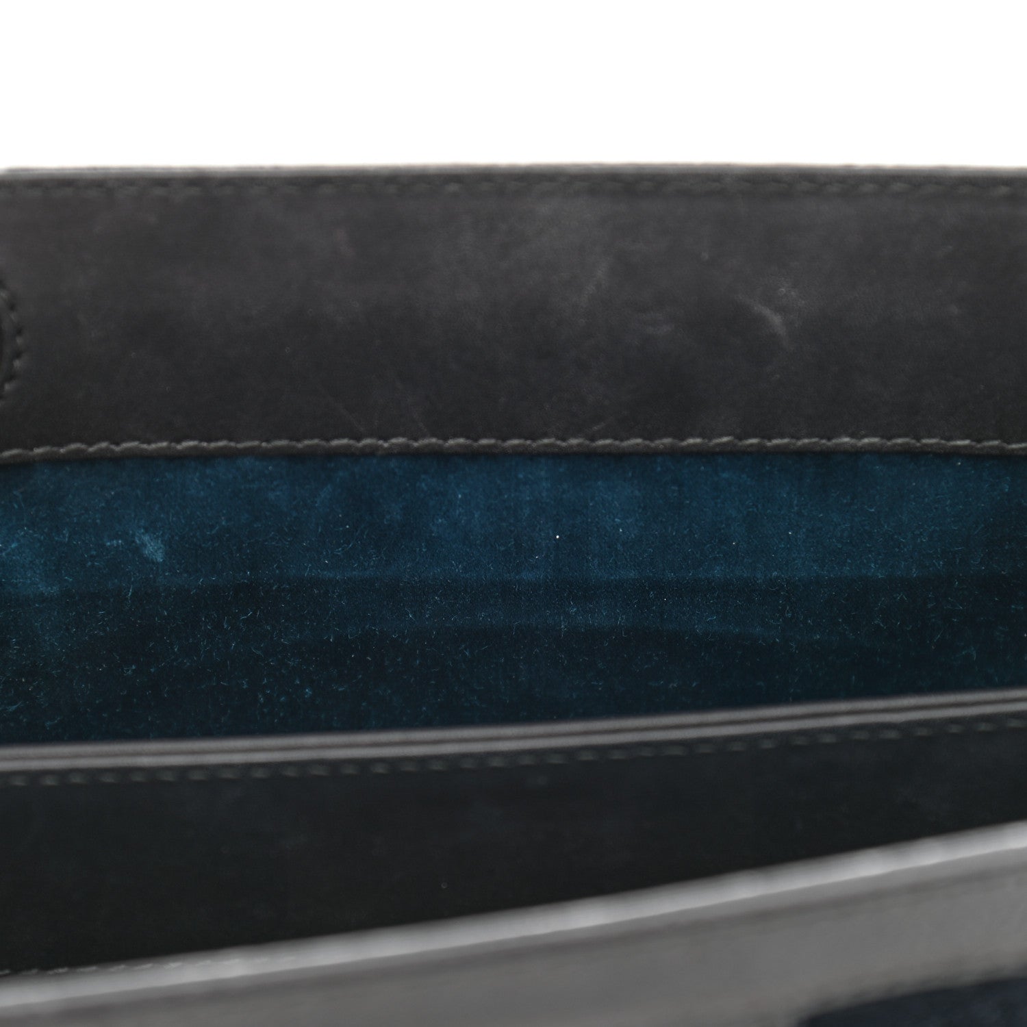 Gucci Suede Patent Web Dragon Embroidered Small Ophidia Chain Shoulder Bag Blue Black 13 of 14
