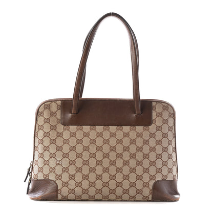Gucci Monogram Medium Tote Dark Brown 1 of 10