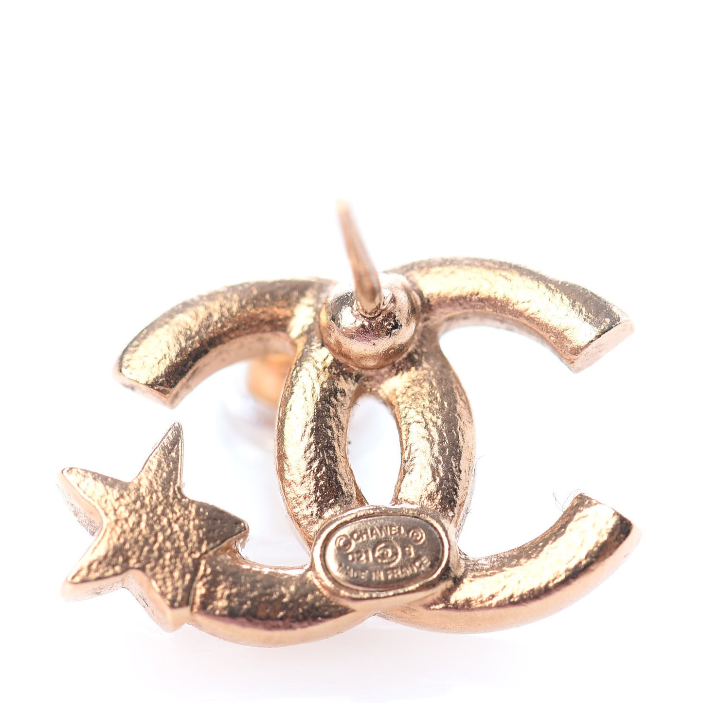 Crystal CC Starfall Earrings Gold