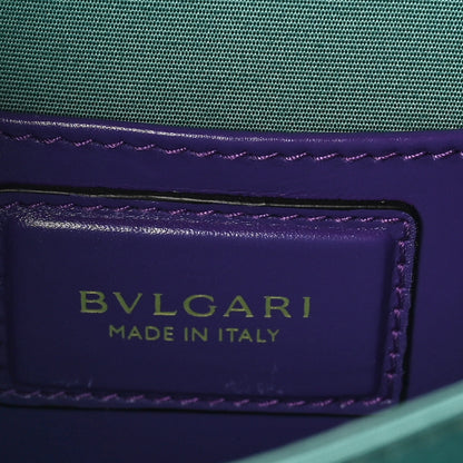 Bulgari Calfskin Serpenti Forever Top Handle Purple 10 of 17