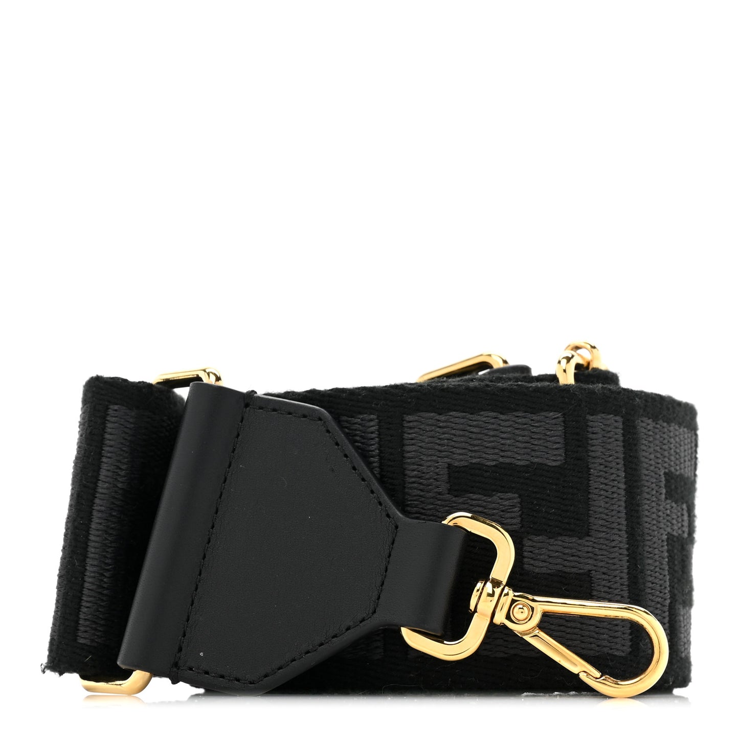 Ribbon Vitello Seta FF 1974 Adjustable Strap You Black