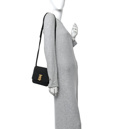 Burberry Grained Calfskin Small TB Bag Black 2 of 12
