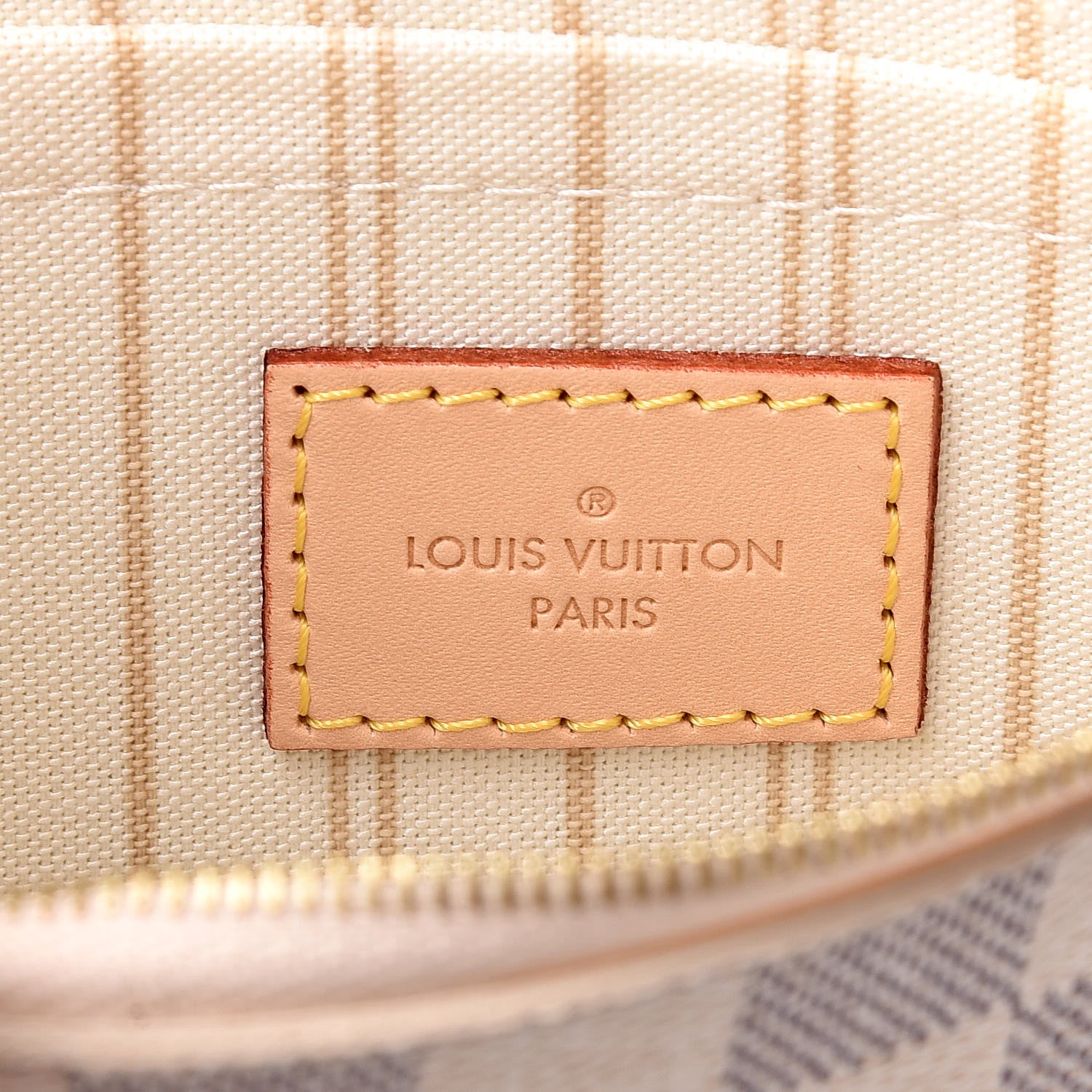 Louis Vuitton Damier Azur Neverfull MM GM Pochette 6 of 7
