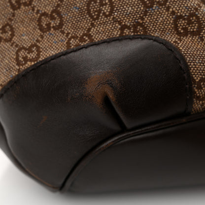 Gucci Monogram Medium Sukey Top Handle Dark Brown 27 of 28