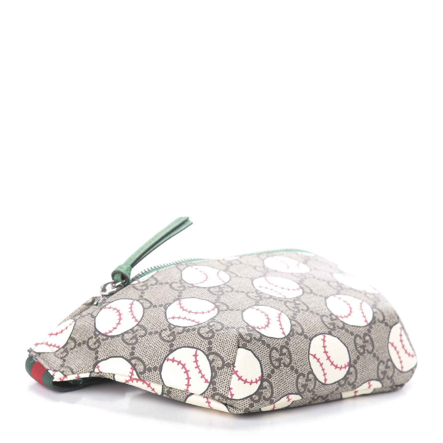 GG Supreme Monogram Baseballs Web Childrens Belt Bag