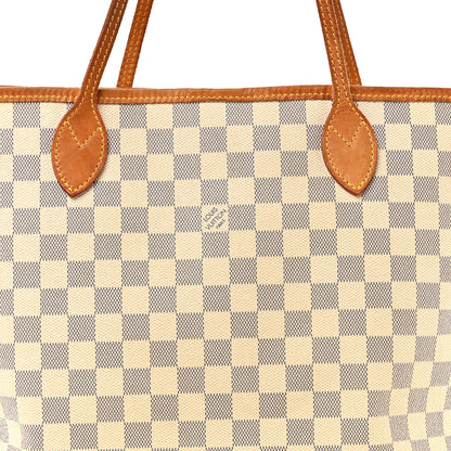 Louis Vuitton Damier Azur Neverfull MM 7 of 14