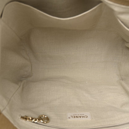 Chanel Canvas Small Deauville Tote Beige 6 of 13