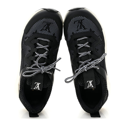 Louis Vuitton Technical Nylon Monogram Rubber Aftergame Sneakers 36 Black 2 of 10