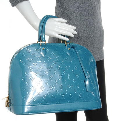 Louis Vuitton Vernis Alma GM Blue Galactic 2 of 7
