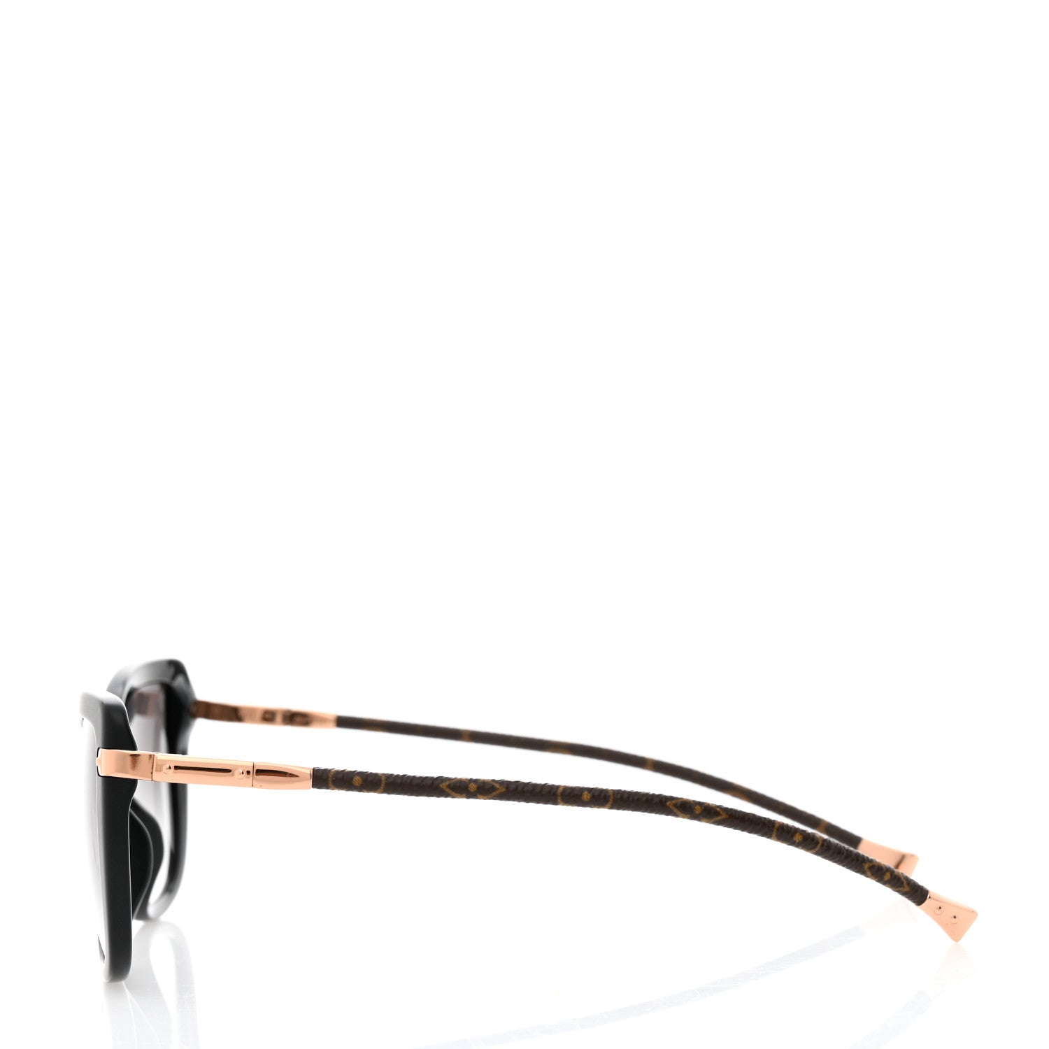 Louis Vuitton Monogram Acetate Charlotte Sunglasses Z0781E Black 1 of 6