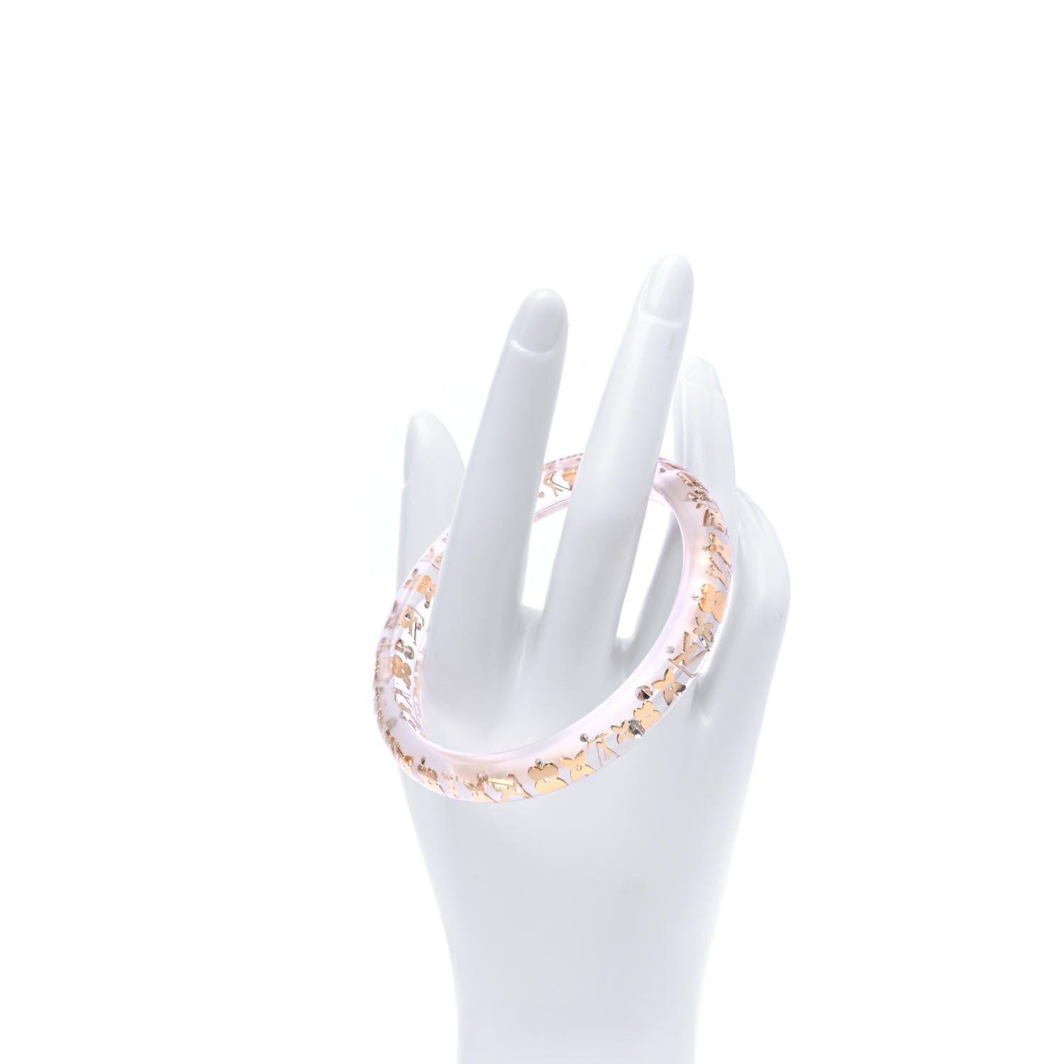 Louis Vuitton Resin Swarovski Medium Inclusion Bracelet PM Transparent 2 of 4