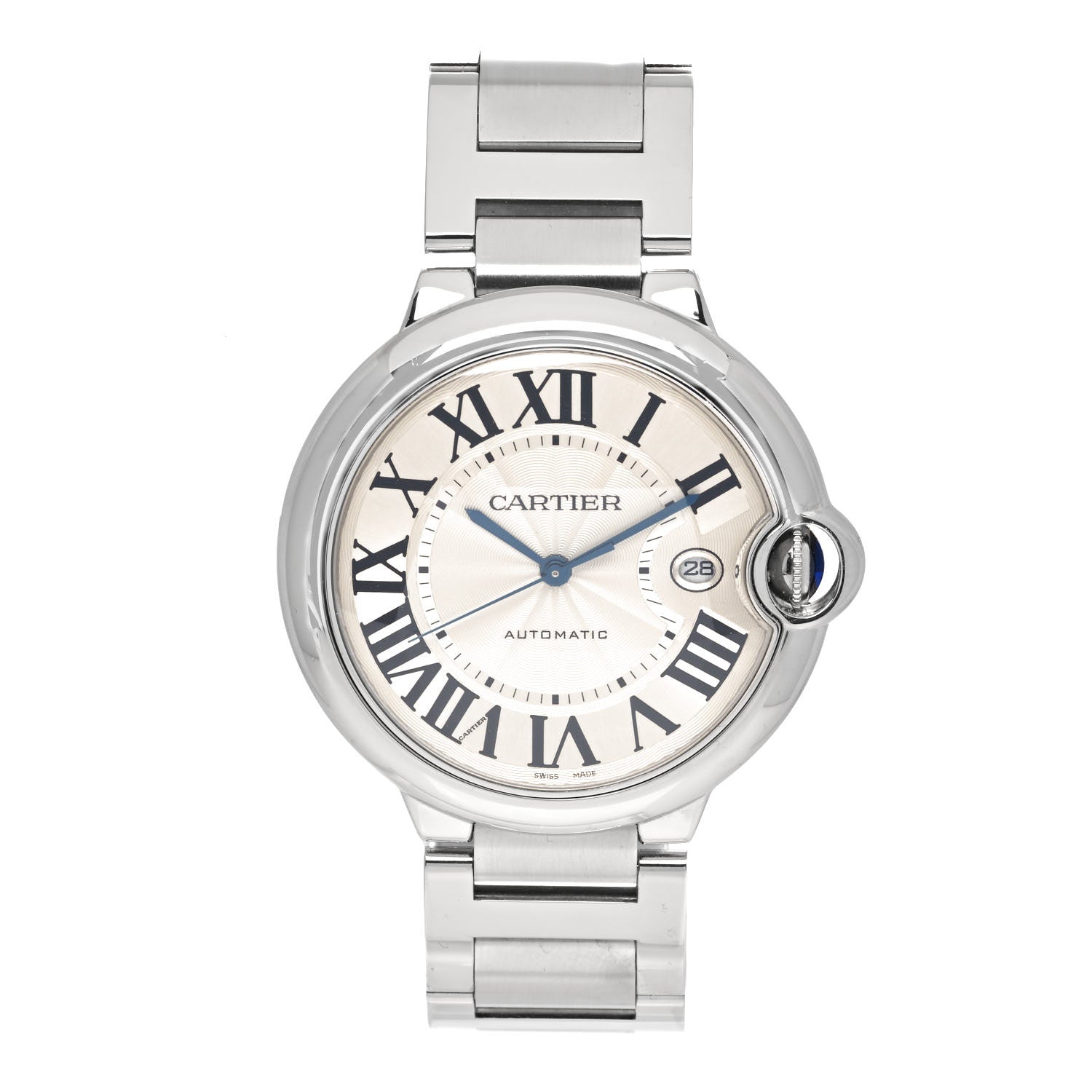 Cartier Stainless Steel 42mm Ballon Bleu De Cartier Automatic Watch 1 of 5