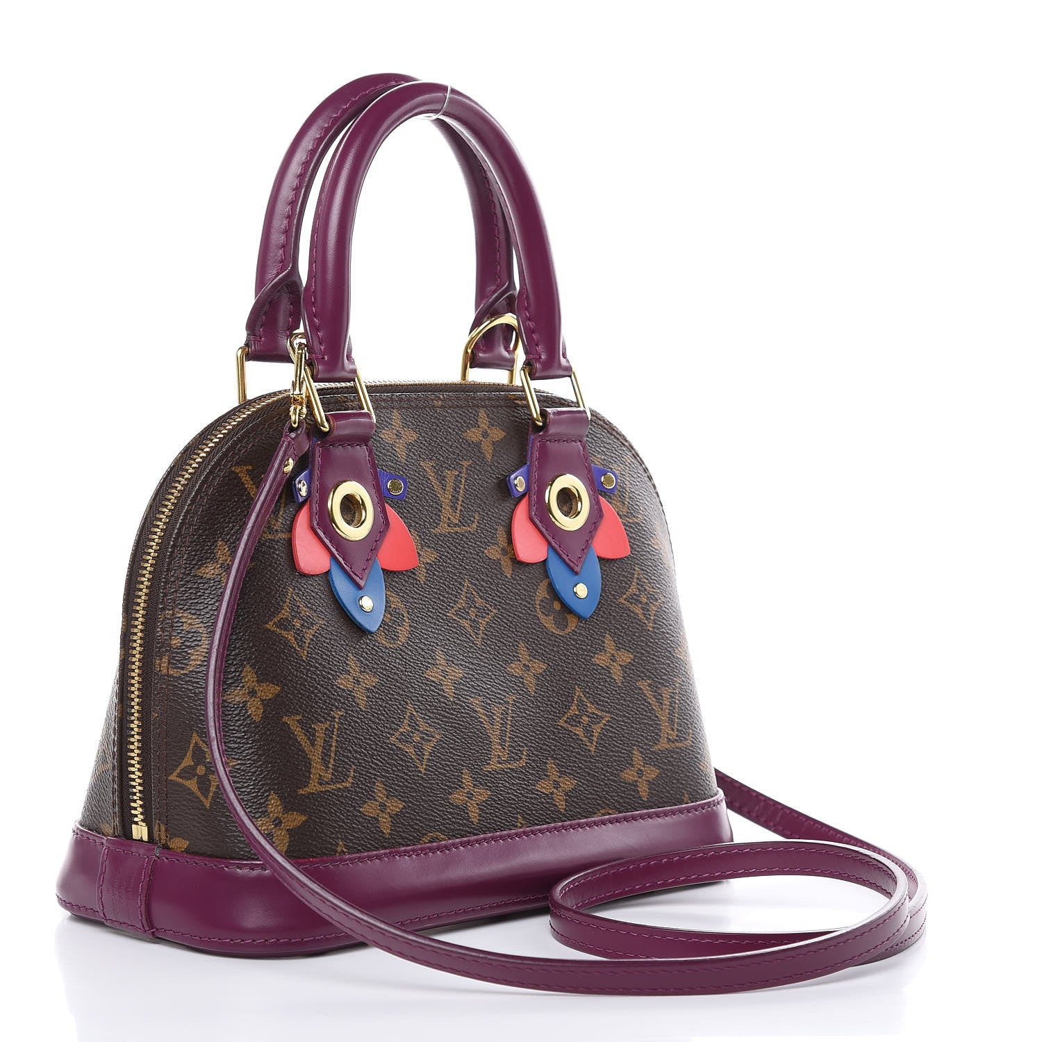 Louis Vuitton Monogram Totem Alma BB Magenta 3 of 12