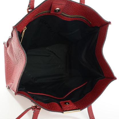 Burberry Heritage Grain Medium Woodbury Tote Military Red 5 of 8