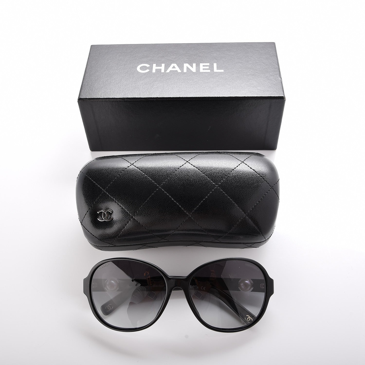 Chanel CC Pearl Sunglasses 5131-H-A Black 7 of 7