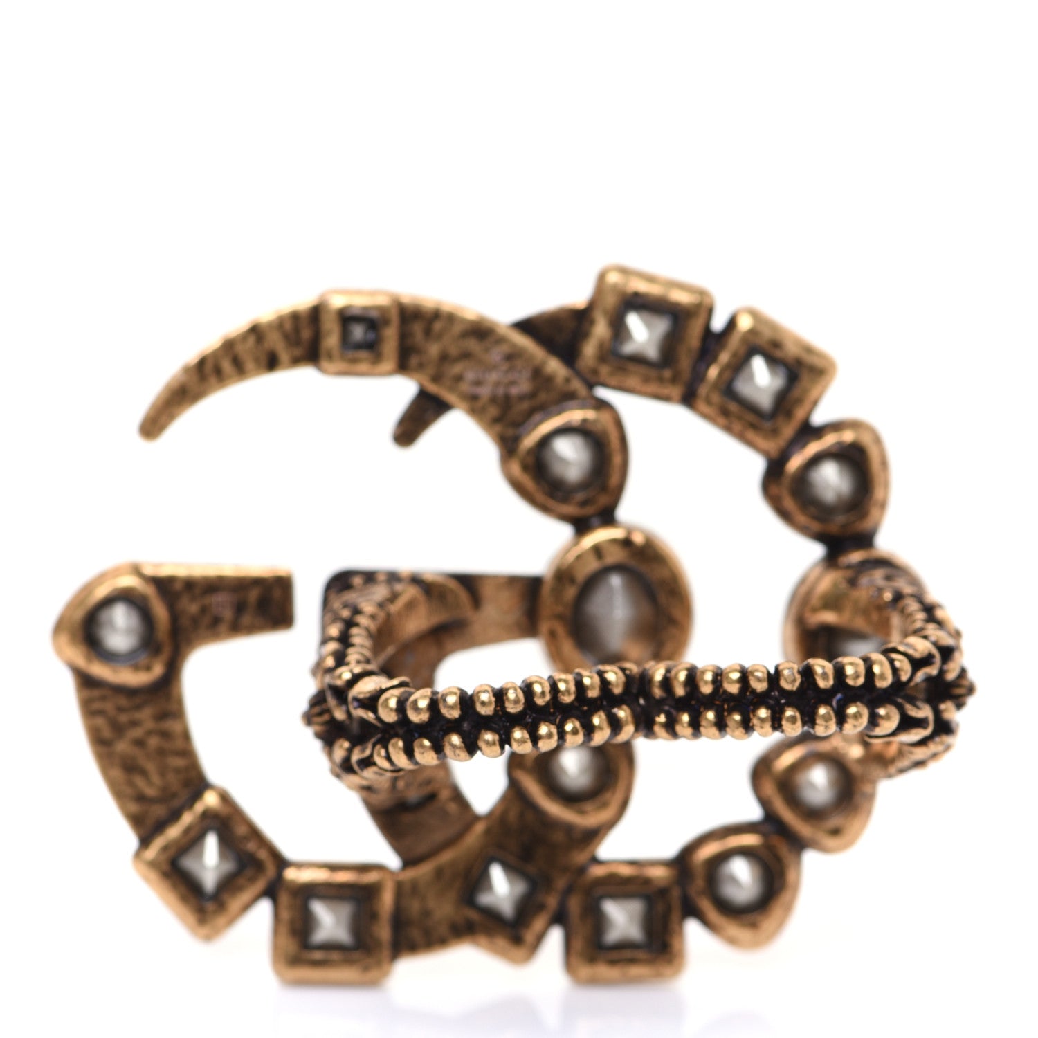 Gucci Crystal Double G Ring S Multicolor 4 of 5