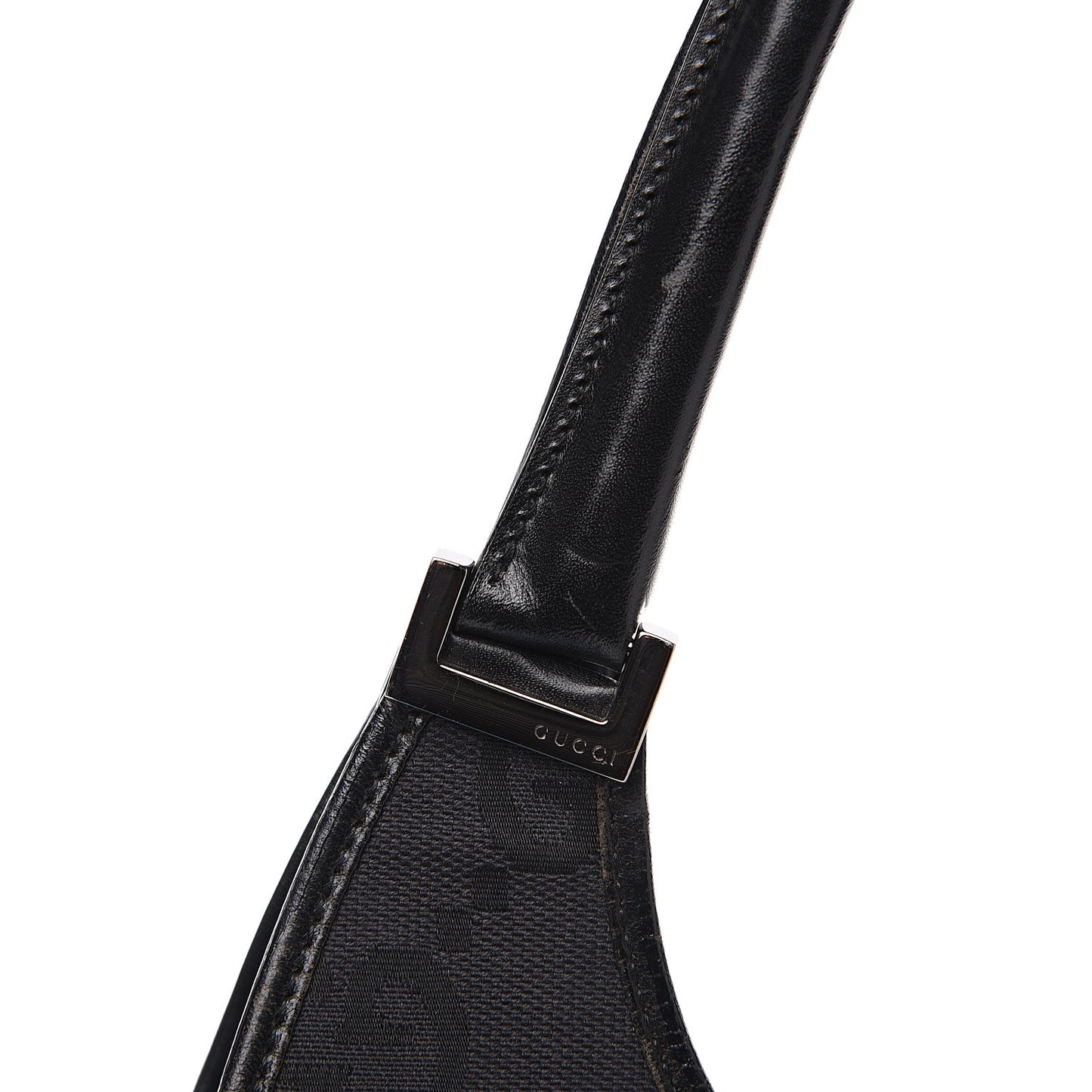 Monogram Jackie Shoulder Bag Black