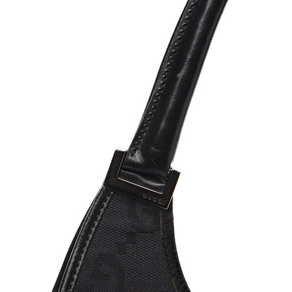 Gucci Monogram Jackie Shoulder Bag Black 14 of 17
