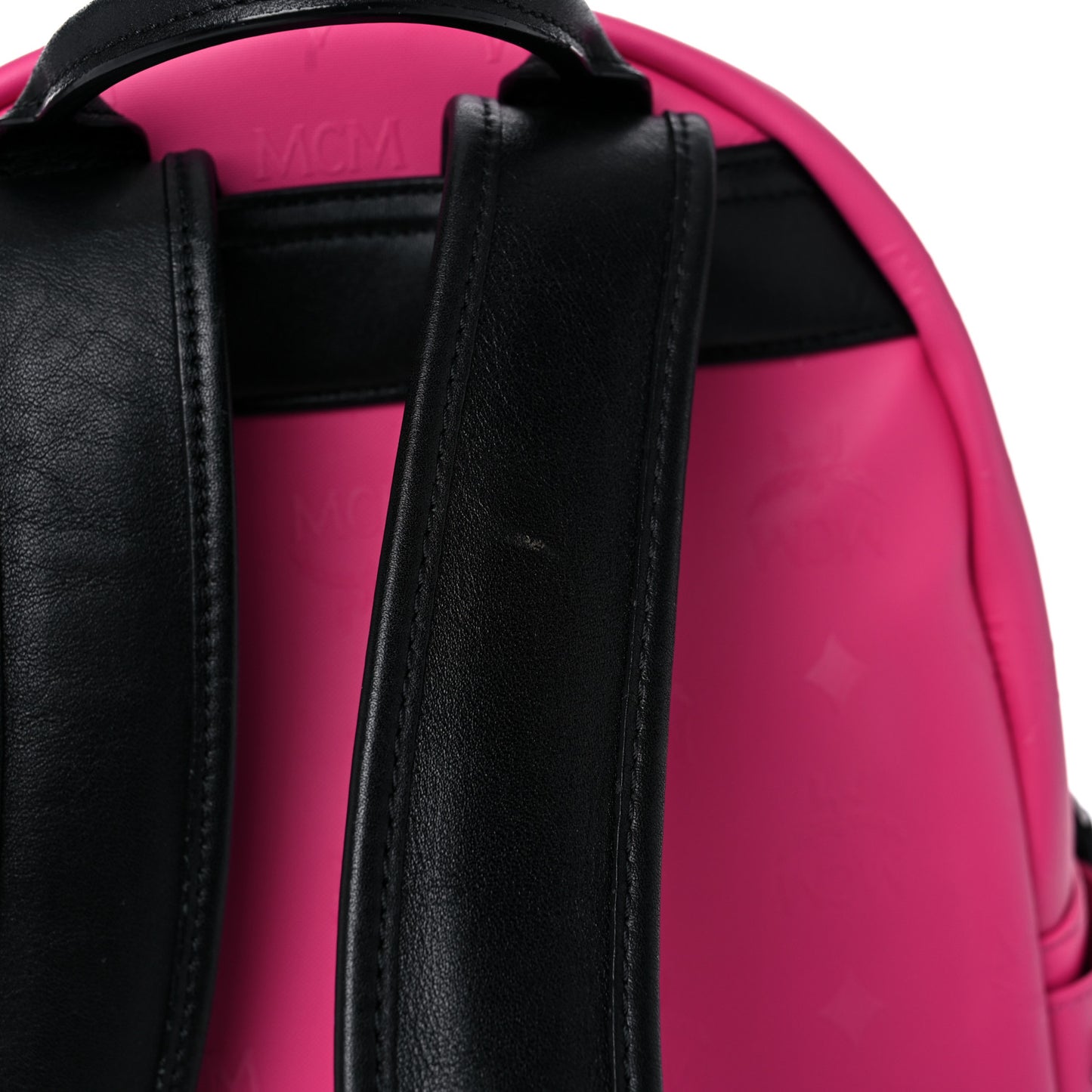 Odeon Studded Small Backpack Beetroot Pink