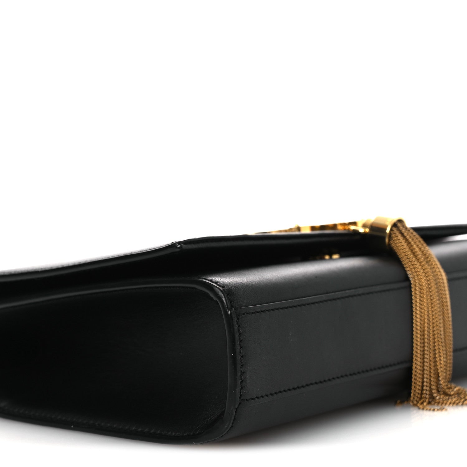 Saint Laurent Smooth Calfskin Medium Classic Monogram Kate Tassel Satchel Black 8 of 12
