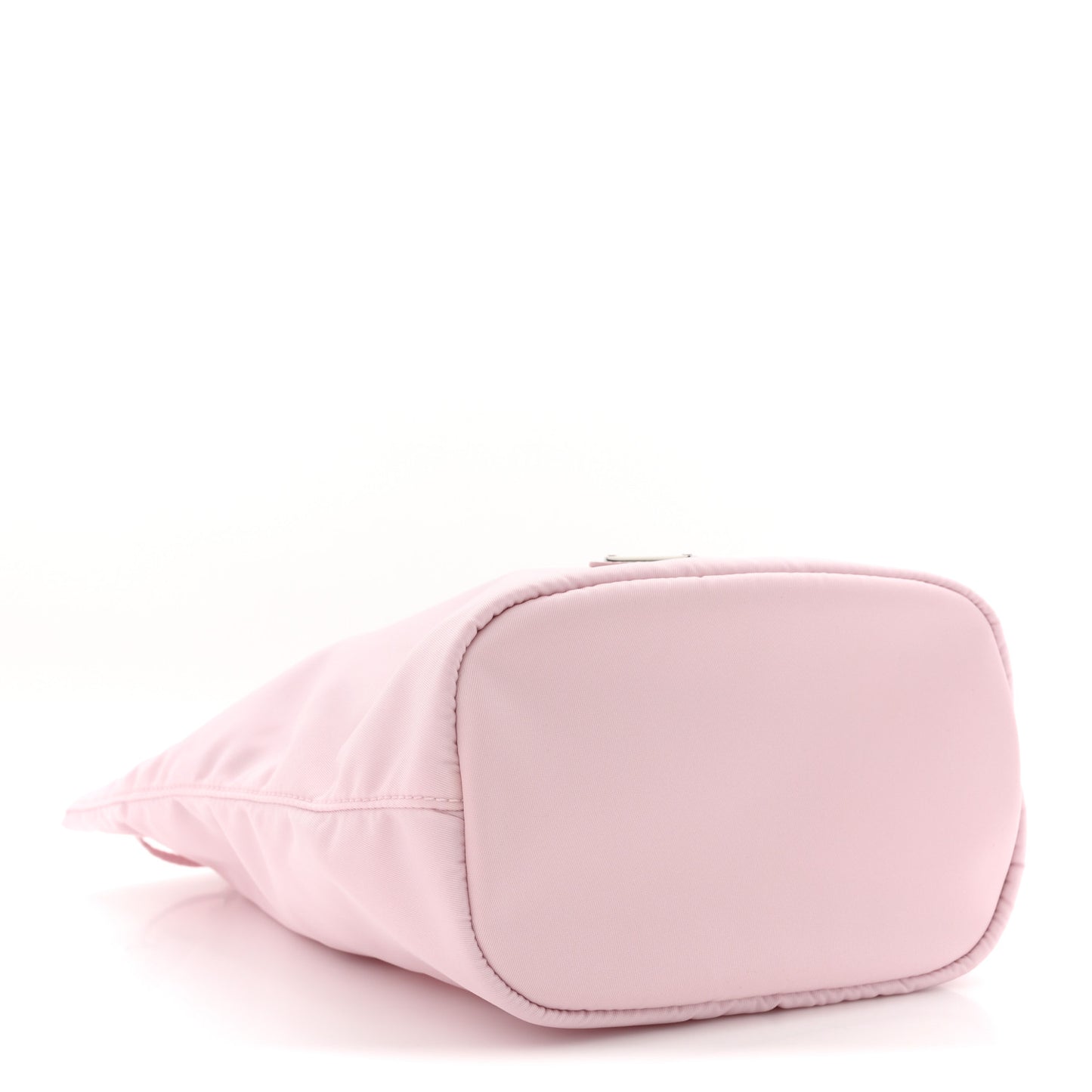 Nylon Vela Drawstring Wristlet Pouch Alabastro