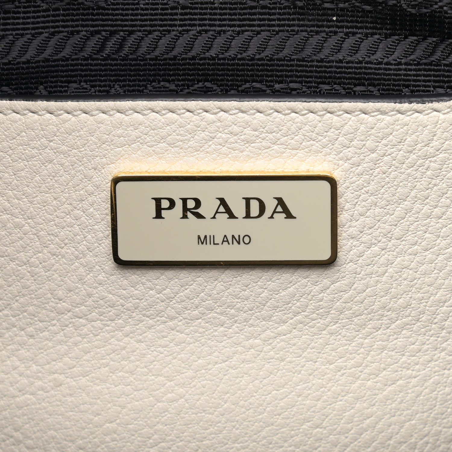 Prada Vitello Daino Backpack Talco 17 of 17