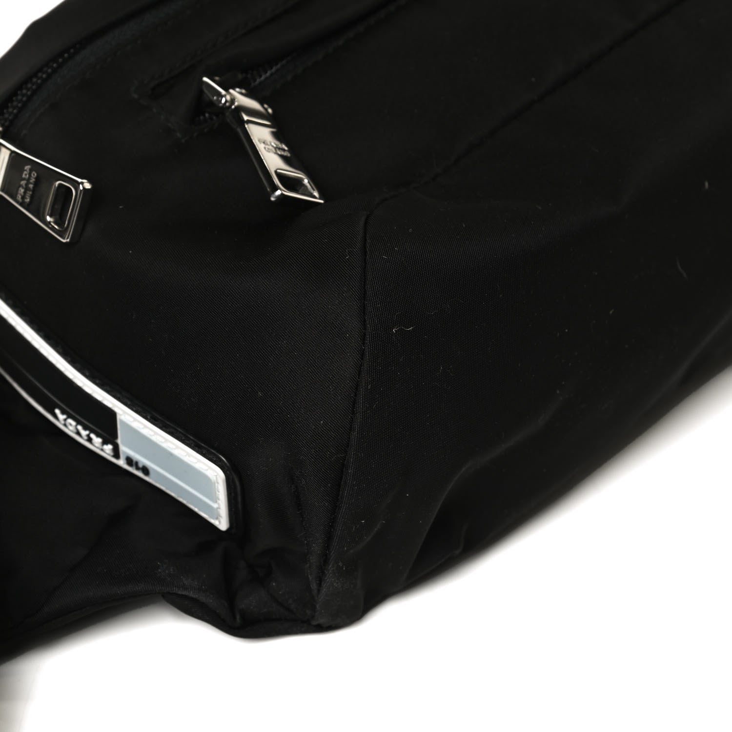 Prada Tessuto Nylon Belt Bag Black 13 of 14
