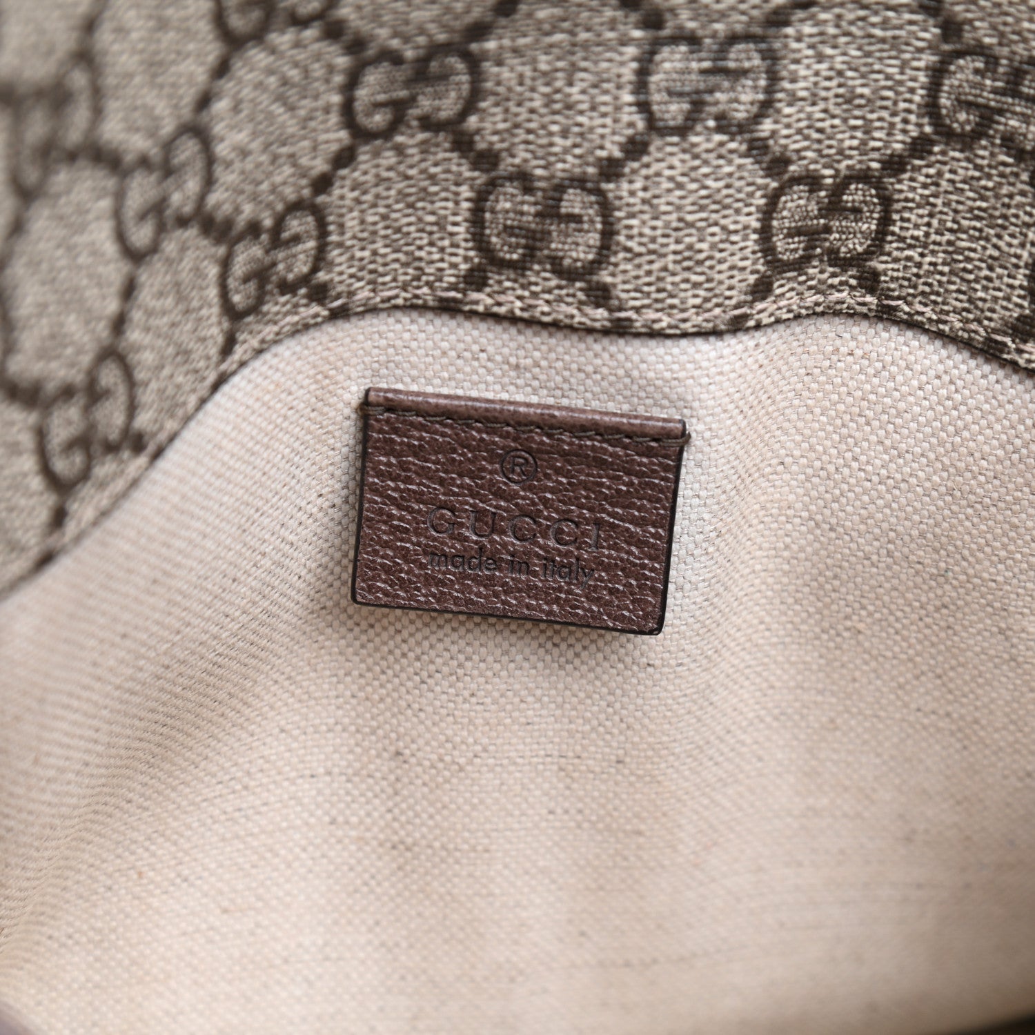 Gucci GG Supreme Monogram Neo Vintage Web Belt Bag Brown 6 of 11