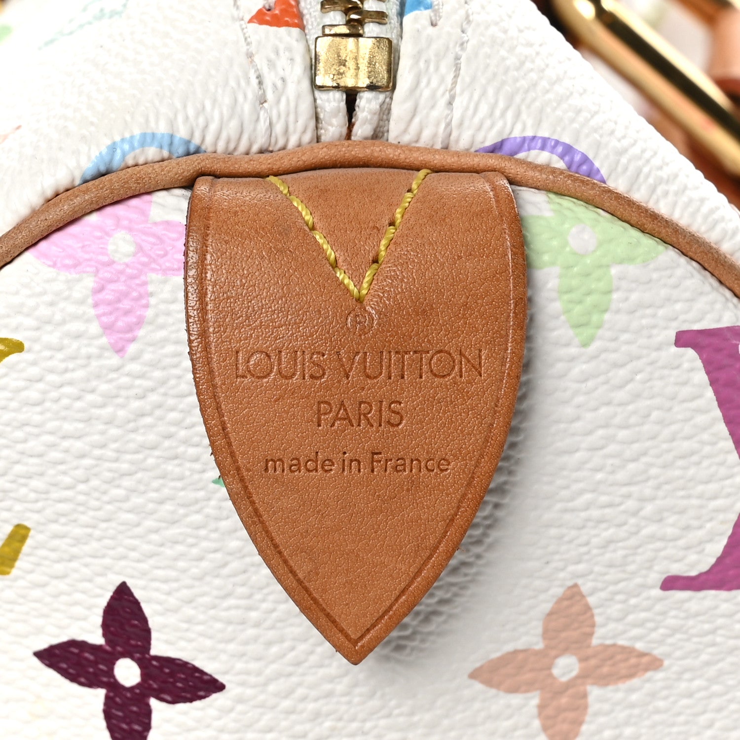 Louis Vuitton Monogram Multicolor Speedy 30 White 6 of 10