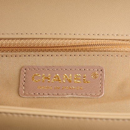 Chanel Lambskin Quilted New Medium Boy Flap Light Beige 7 of 8