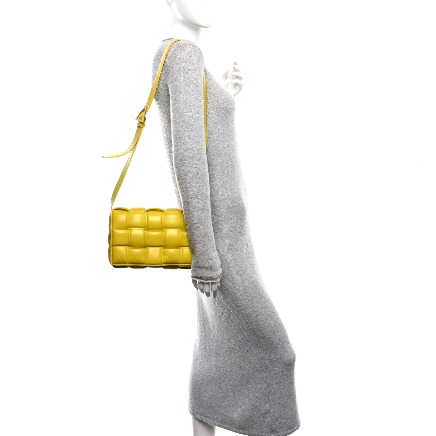 Bottega Veneta Nappa Maxi Intreccio Padded Cassette Crossbody Bag Buttercup 2 of 9
