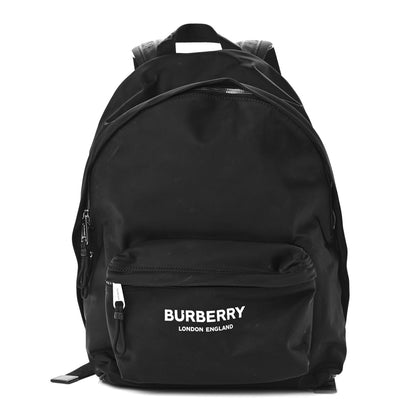 Burberry Nylon Logo Print Medium Rucksack Backpack Black 1 of 11