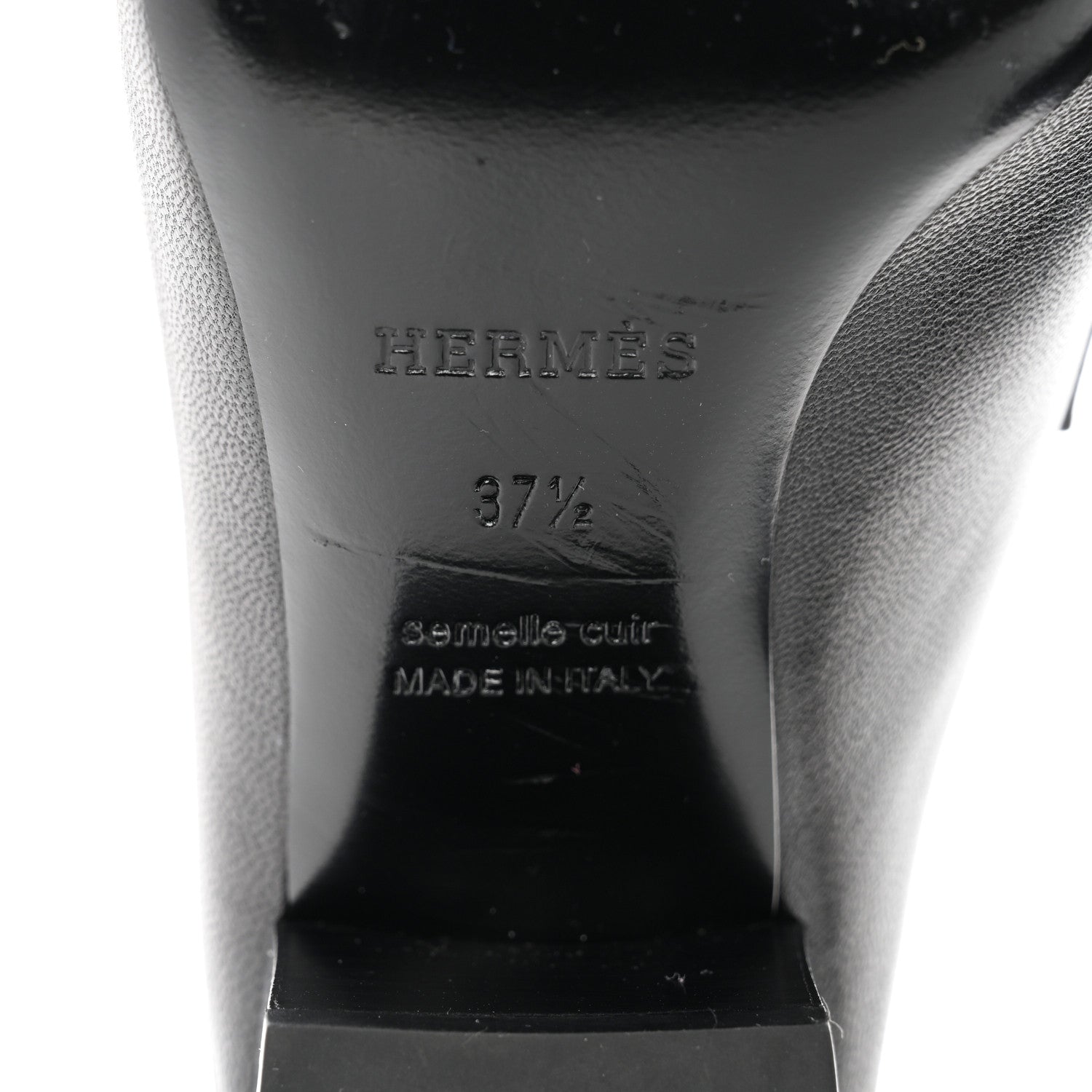 Hermes Goatskin Paradis Mules 37.5 Black 8 of 8