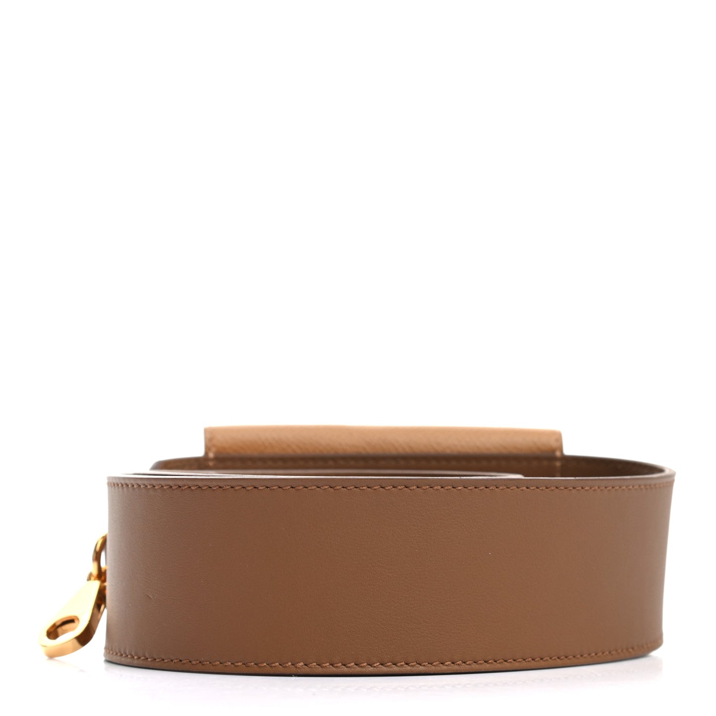 Swift Epsom Pocket Kelly Shoulder Strap Alezan Biscuit