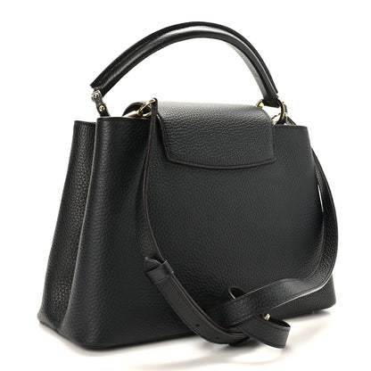 Louis Vuitton Taurillon Capucines PM Black 3 of 10