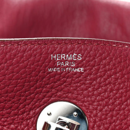 Hermes Taurillon Clemence Lindy 30 Rubis 6 of 10