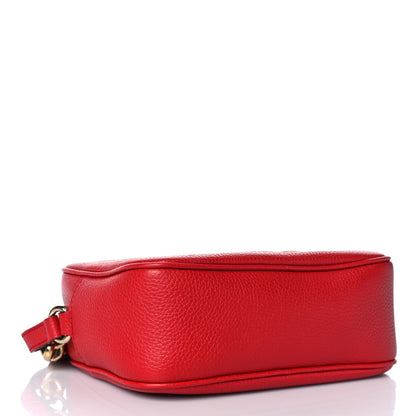Gucci Pebbled Calfskin Small Soho Disco Bag Tabasco Red 4 of 12