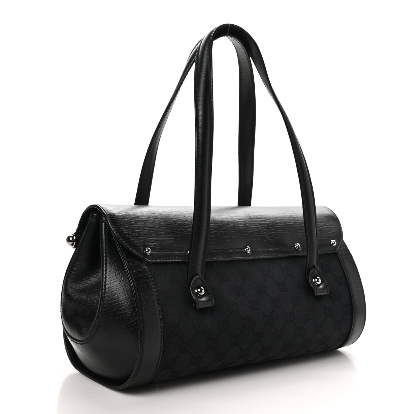 Monogram Bamboo Bullet Bag Black