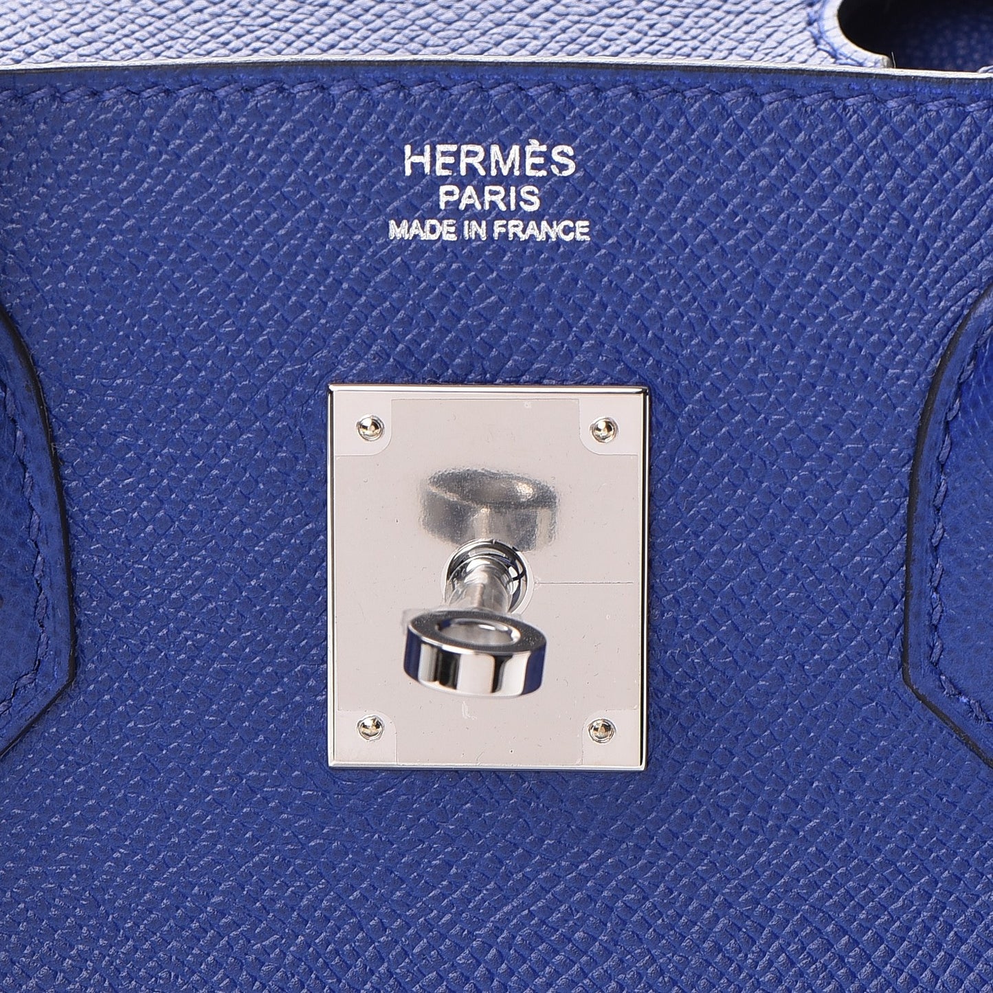Epsom Birkin 30 Bleu Electrique