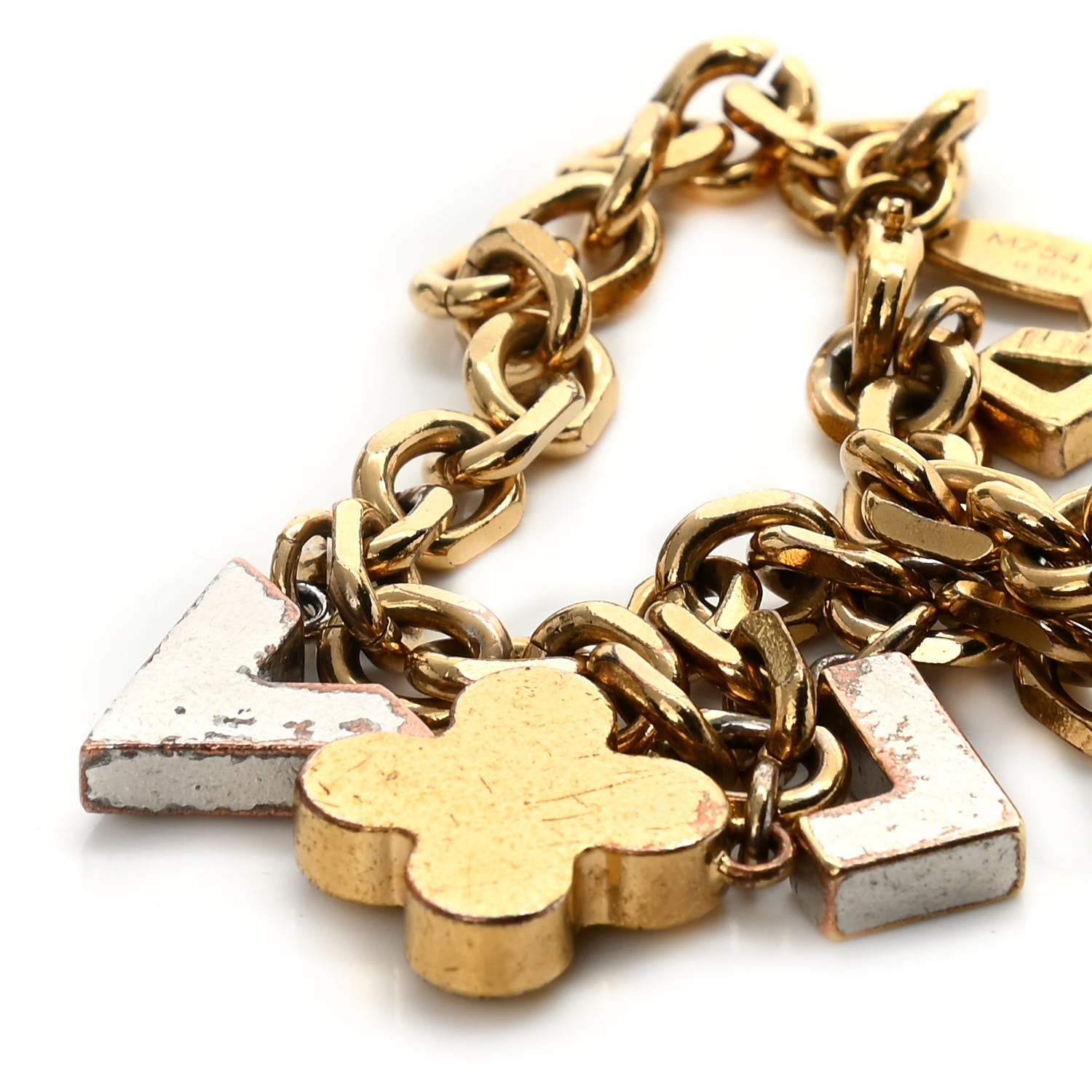 Louis Vuitton Love Letters Timeless Bracelet Gold 5 of 7