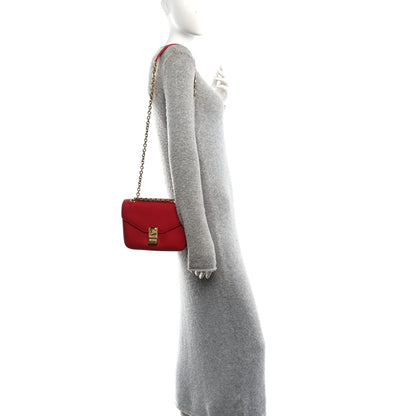 Celine Shiny Calfskin Medium C Bag Red 2 of 9