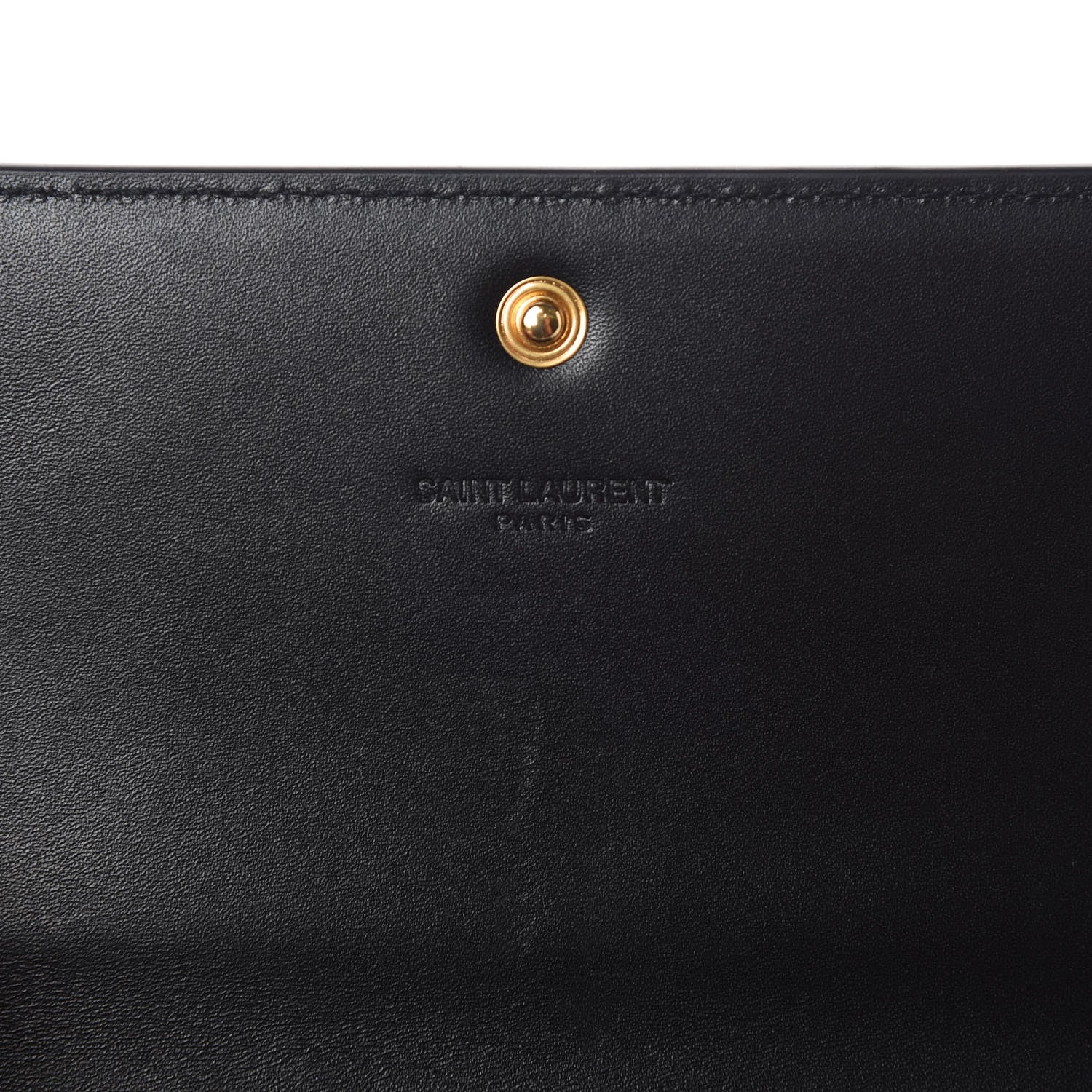 Saint Laurent Smooth Calfskin Classic Large Flap Wallet Black 6 of 11