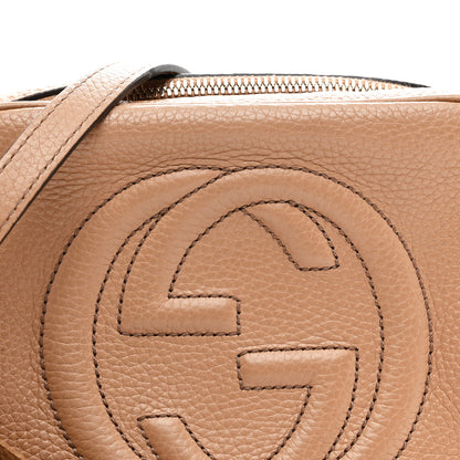 Gucci Pebbled Calfskin Small Soho Disco Bag Rose Beige 9 of 11