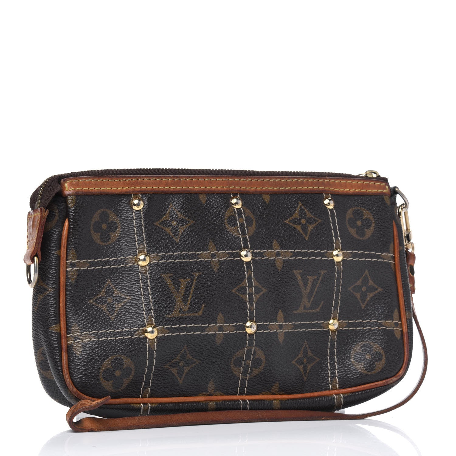 Louis Vuitton Monogram Riveting Pochette Accessories 2 of 9