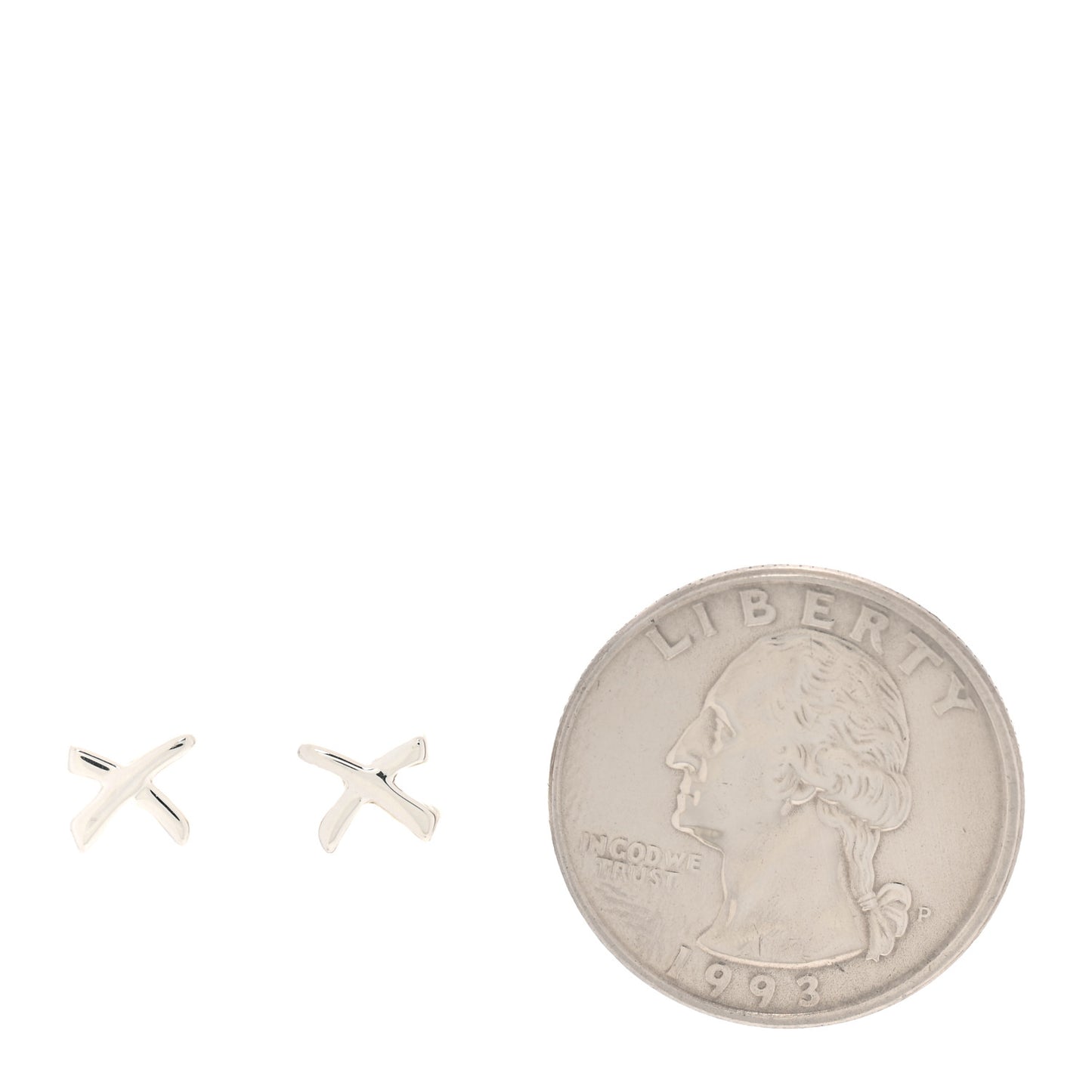 Sterling Silver Mini Paloma Picasso Graffiti X Stud Earrings