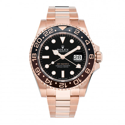 Rolex 18K Everose Gold 40mm GMT-Master II Root Beer Watch 126715CHNR 1 of 5