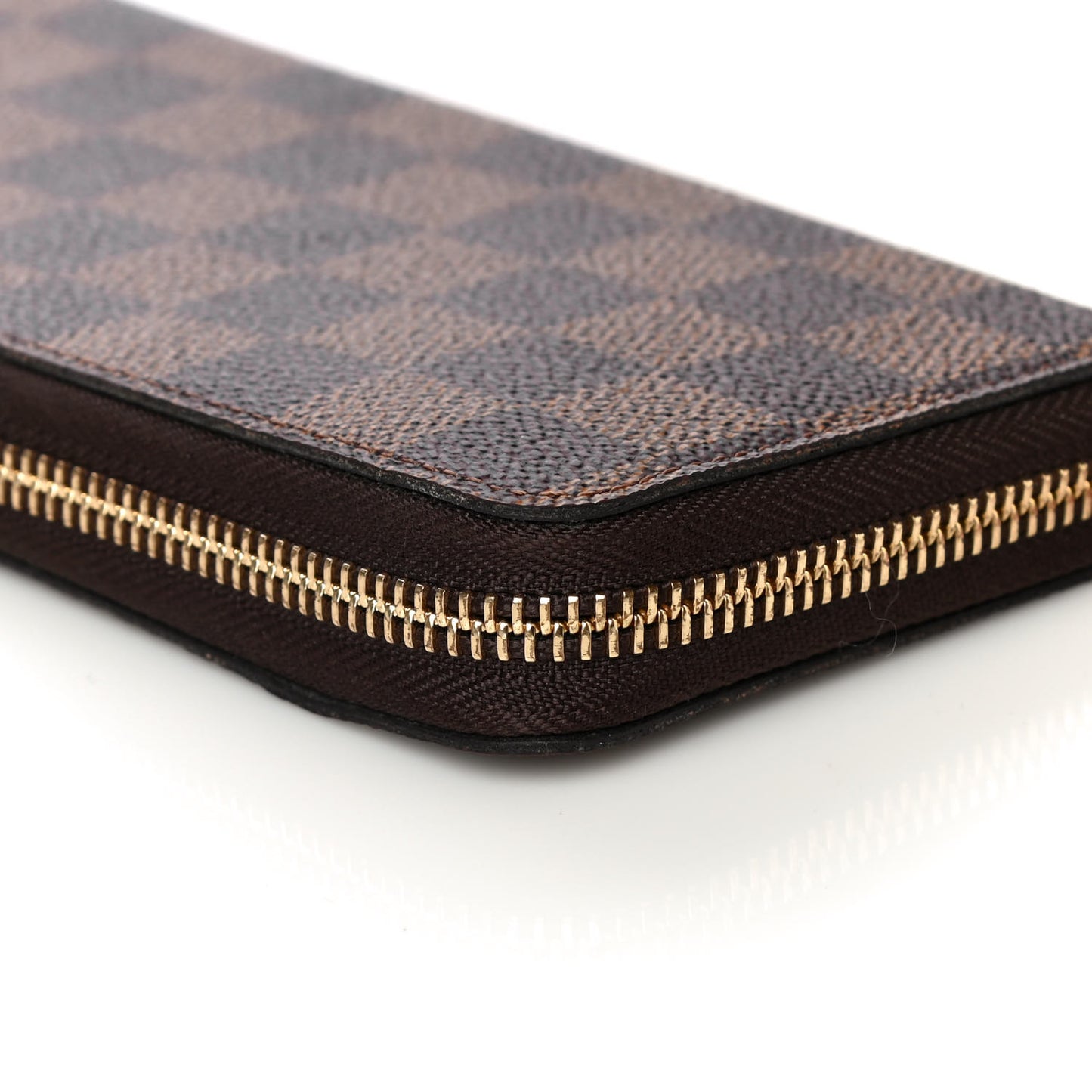 Damier Ebene Clemence Wallet Cherry
