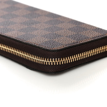 Louis Vuitton Damier Ebene Clemence Wallet Cherry 10 of 12