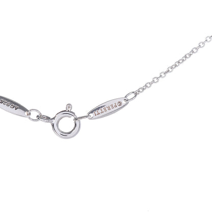 Tiffany Sterling Silver Diamond .03ct Elsa Peretti Diamonds by the Yard Pendant Necklace 8 of 9